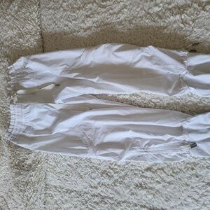 Lululemon crop pants with drawstrings.